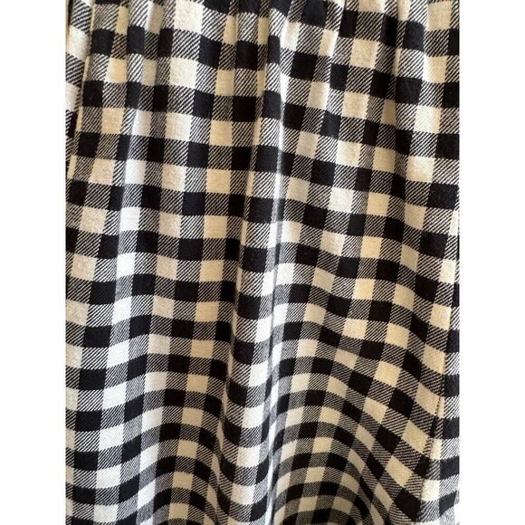 Eve Gravel Canada Anthropologie Black & White Plaid Pajama Pants sz XS EUC - Picture 7 of 7